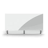 magnetoplan Acryl hygiënewand met klemhouders