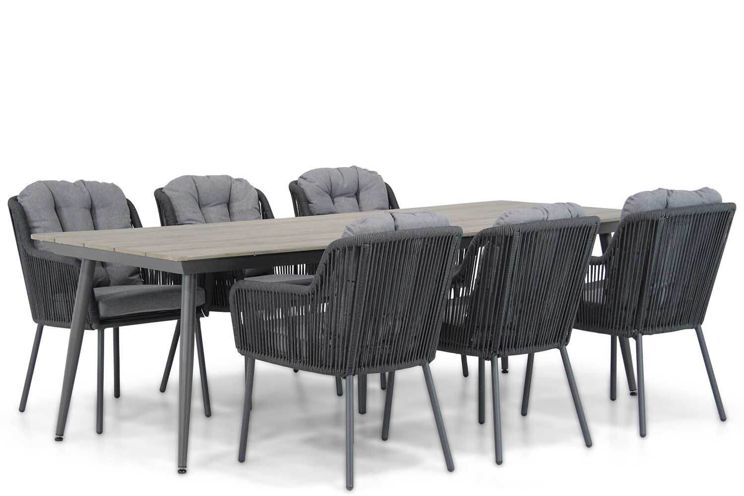 Santika Furniture Santika Tendenza/Matale 240 cm dining tuinset 7-delig