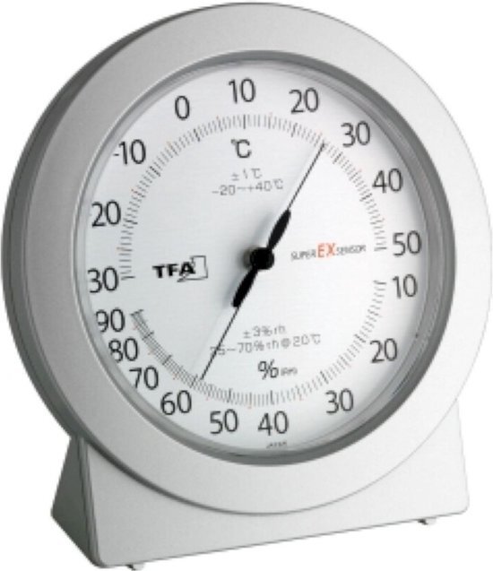 TFA Analog Luchtvochtigheidsmeter (hygrometer) 10 % Hrel 99 % Hrel