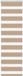 vidaXL Zebrajaloezie 40x100 cm stofbreedte 35,9 cm polyester zandbruin