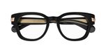 Gucci GG1518O Lunettes de vue homme noir rondes 51mm
