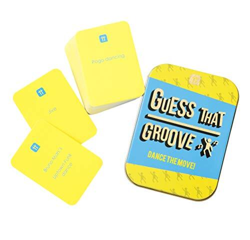 Talking Tables Christmas Xmas Guess That Groove Dance Party Game Music Trivia Cards Family Fun 2+ Players