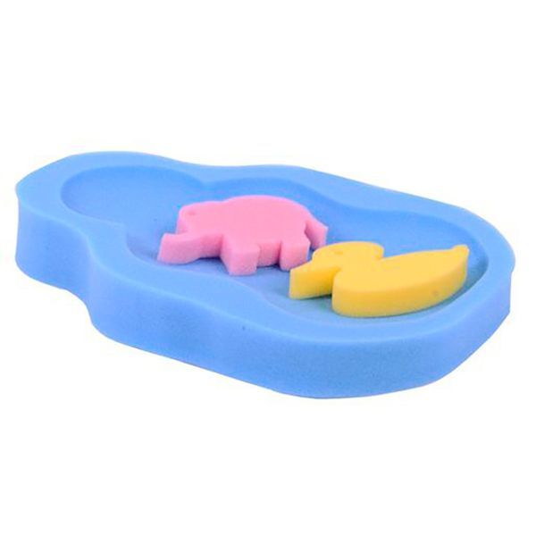 Babyjem Badkussen + Sponsjes Blauw