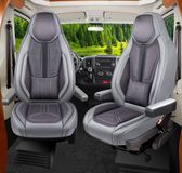 Bremer Sitzbezüge GmbH Premium Camper stoelhoezen voor Adria Twin Supreme WDS7 in Grijs (2 losse stoelen)