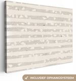 OneMillionCanvasses Canvas schilderij 160x120 cm - Terrazzo - Pastel - Rechthoekig