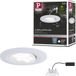 Paulmann Lampe encastrable LED Calla orientable IP65 ronde 90 mm 6W 530lm 4000K Blanc mat