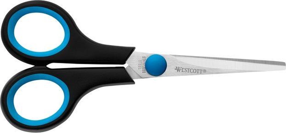 Westcott Schaar Linkshandig Easy Grip 14 Cm Rvs Zwart