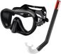 Seacsub Salina Snorkelset Zwart
