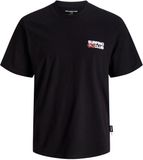 JACK&JONES JCOMARINA BACK PRINT TEE SS CREW NECK Jongens T-shirts Zwart S