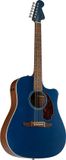 Fender Redondo Player Lake Placid Blue WN Tortoiseshell Pickguard - Elektro-akustische Westerngitarre