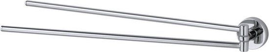 Haceka Kosmos Handdoekhouder - 42cm - Draaibaar - Chroom