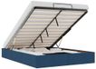vidaXL Bedframe Stof Blauw 140x200 cm