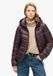 Superdry - Gewatteerde Fuji-jas met capuchon - Dames - Smoky aubergine purple