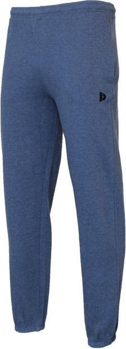 Donnay Joggingbroek met elastiek - Sportbroek - Heren - Maat M - Donkerblauw gemeleerd