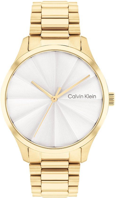 Calvin Klein CK25200232 Burst Unisex Horloge - Goudkleurig - 35 mm