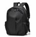 Sac à dos étudiant sans marque pour garçons, sac à dos campus, sac à dos grande capacité pour femmes, noir