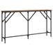 vidaXL Wandtafel 140x23x75 cm bewerkt hout gerookt eikenkleurig