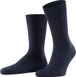 FALKE Heren Sokken Teppich Im Schuh M So wol eenkleurig 1 paar, Blauw Dark Navy 6370, 41-42