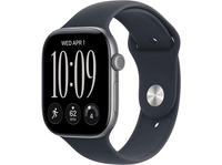 Apple Watch Series 12 GPS 46mm Space Grey Aluminium Case Sport Band M/L Smartwatch Navy Blue