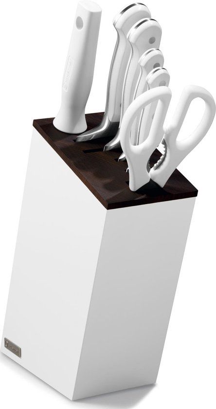 wusthof Wüsthof Classic White Messenblok met 6 artikelen - 4002293115887