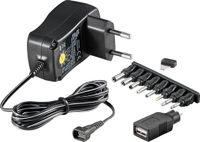 Merkloos Goobay EcoFriendly Universele Adapter 600mA