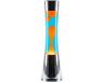 Fisura LED-lavalamp Chrome, Blue en Oranje