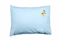 Bona Basics Decoratieve kussenhoes Lichtblauw 50x35 cm