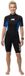 Mistral Lake 2 Mm Shorty à manches courtes pour femmes avec fermeture éclair dans le dos Noir XL Femme