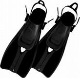 Ocean Reef Duo Snorkelvinnen Zwart Maat 36-42