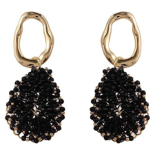 By Jam Gioielli Candy Sweet Jewellery oorbellen CS24242 goudkleurig/zwart