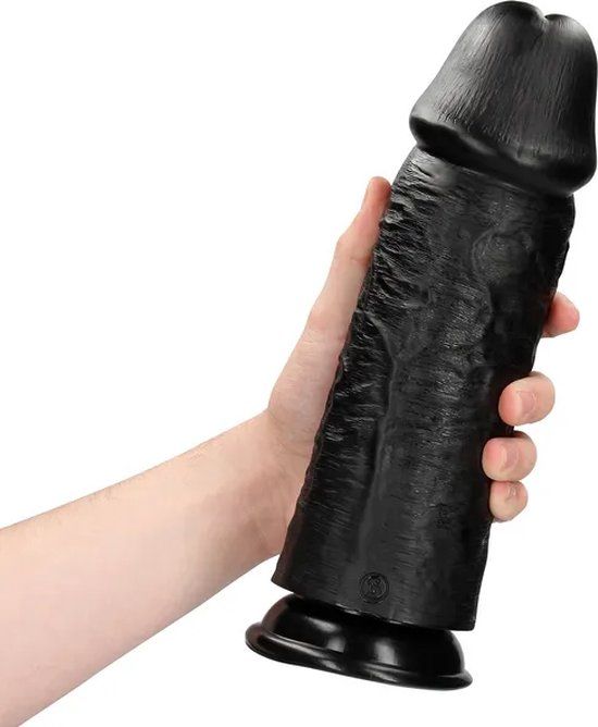 LustyToys Realistische Dildo Extra Thick 25 cm Black