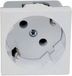 KOPOS QS 45x45_HB Apparaatinzet Wandcontactdoos enkel (l x b) 45 mm x 45 mm Blanc 1 stuk(s)
