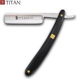 Titan Rasoir droit Haute Qualité - Rasoir classique - Rasoir de luxe - Rasoir de barbier - Rasoir de cou - Rasoir pliant - Rasoir de coiffeur