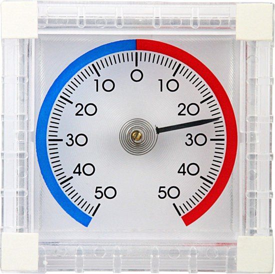 Talen Tools Raamthermometer Zelfklevend Min/Max 7,5x7,5 cm
