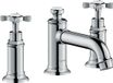 Hansgrohe AXOR MONTREUX 3-Loch Waschtischarmatur 30, Edelstahl