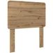 Tête de lit en chêne artisanal 90 cm bois d'ingénierie
