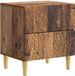 vidaXL Nachtkastje Oud hout 43 x 34,5 x 48 cm Bewerkt hout