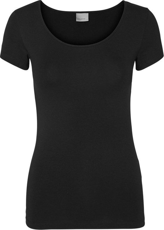 Vero Moda VMMAXI MY SOFT SS U-NECK NOOS Women's T-shirt - Black - Size XXL