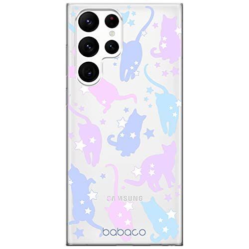 ERT GROUP mobiele telefoonhoesje voor Samsung S22 ULTRA - Babaco Cats 016