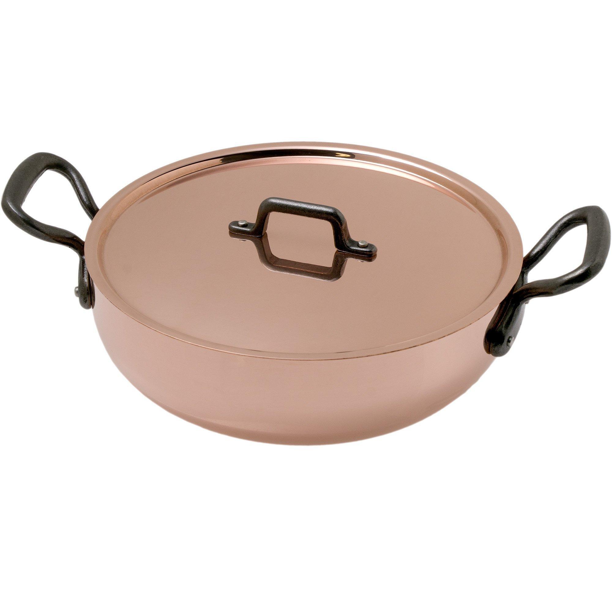 de Buyer Prima Matera Tradition 6332.28 koperen sauteerpan 28 cm