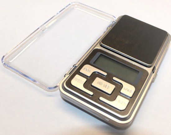 Digitale Precisie Weegschaal - 0,01 - 200 gram - Zilver