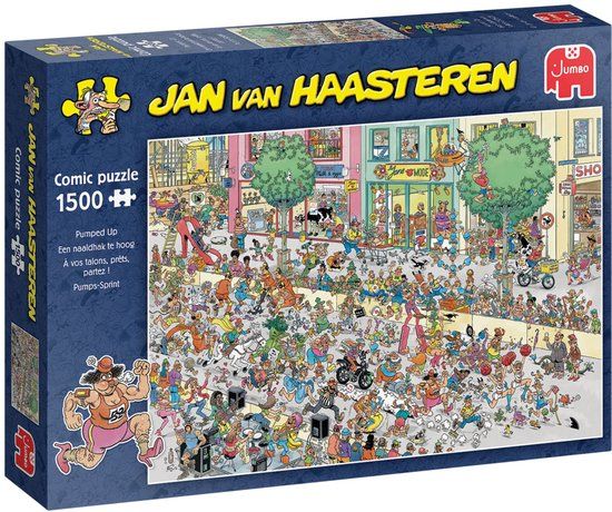 Jumbo Jan van Haasteren Een naaldhak te hoog, 1500 stukjes puzzel