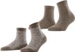 Esprit Heart Pattern 2-Pack sokken dames veelkleurig - maat 35-38