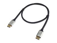 Equip 119261 DisplayPort 1.4 Kabel 1 m Aluminium, Zwart