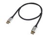 Equip 119261 DisplayPort 1.4 Kabel 1 m Aluminium, Zwart