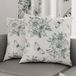 PETTI Artigiani Italiani - 1 paar kussenslopen 45 x 45 cm van microvezel, decoratief kussen voor slaapkamer, bank, woonkamer, set van 2 kussenslopen, kussensloop Botanic 03 groen, 100% Made in Italy