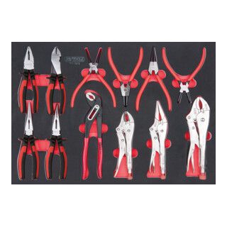 KS Tools SCS tangenset, 12-delig in systeembak