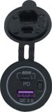 Carpoint Inbouw Aansluiting USB/USB-C 65W Snellader