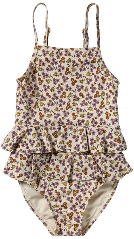 Salted Stories Sparkly Flower Swimsuit 110/116