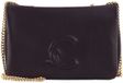 Coccinelle Leren schoudertas avondtas Dulse Mini Bag Smooth Leather Prune donkerpaars